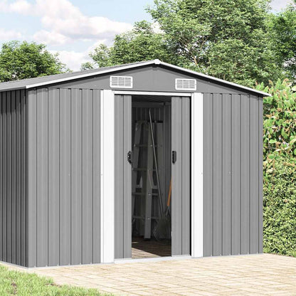 vidaXL Garden Shed Metal
