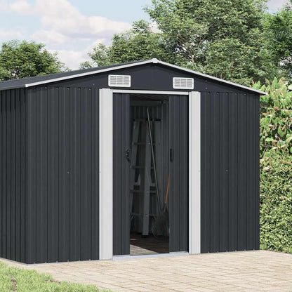 vidaXL Garden Shed Metal