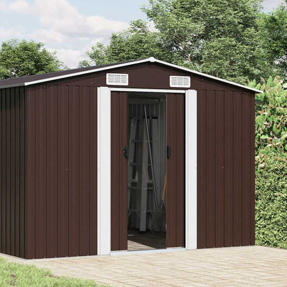 vidaXL Garden Shed Metal