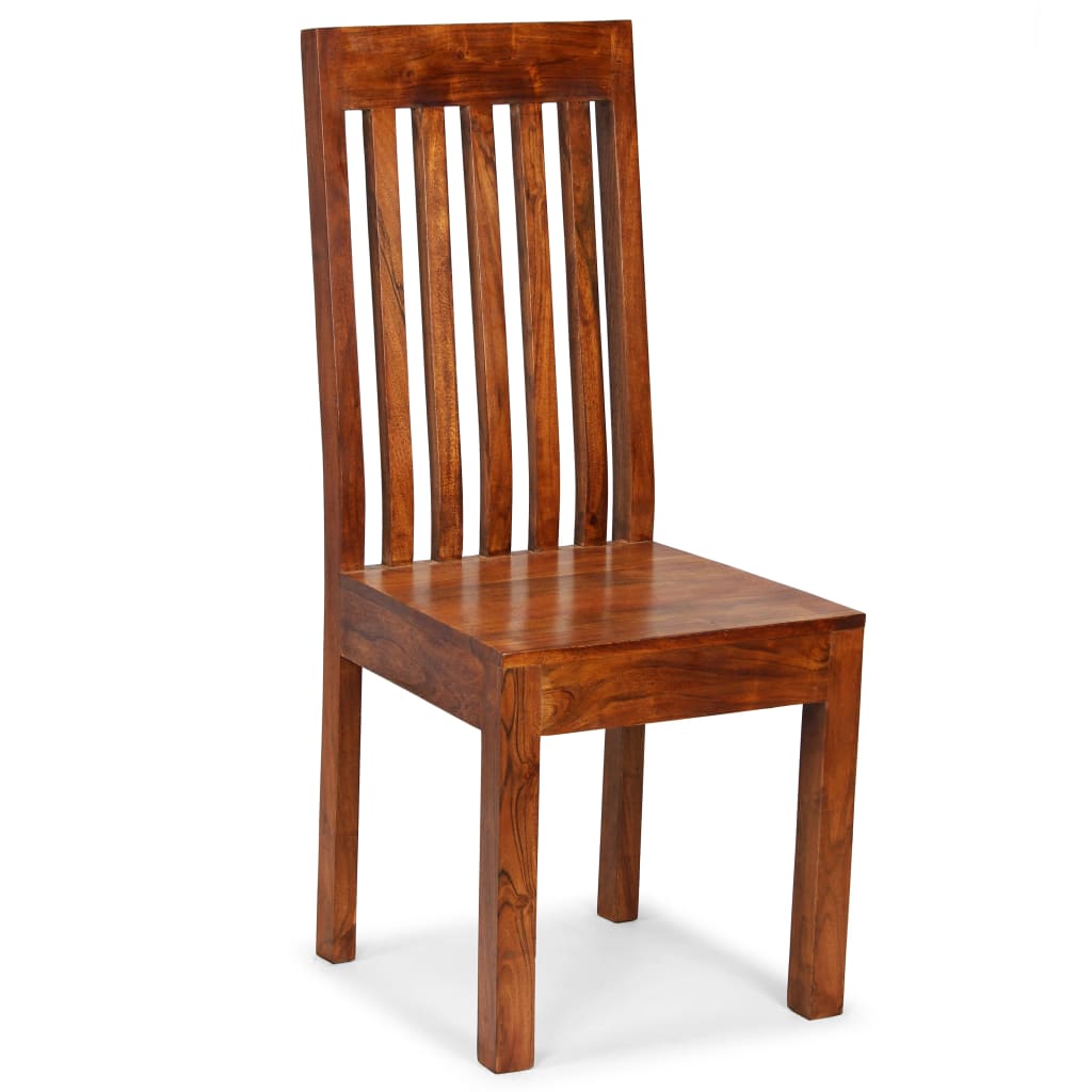 vidaXL Dining Chairs 4 pcs Solid Wood Modern 2