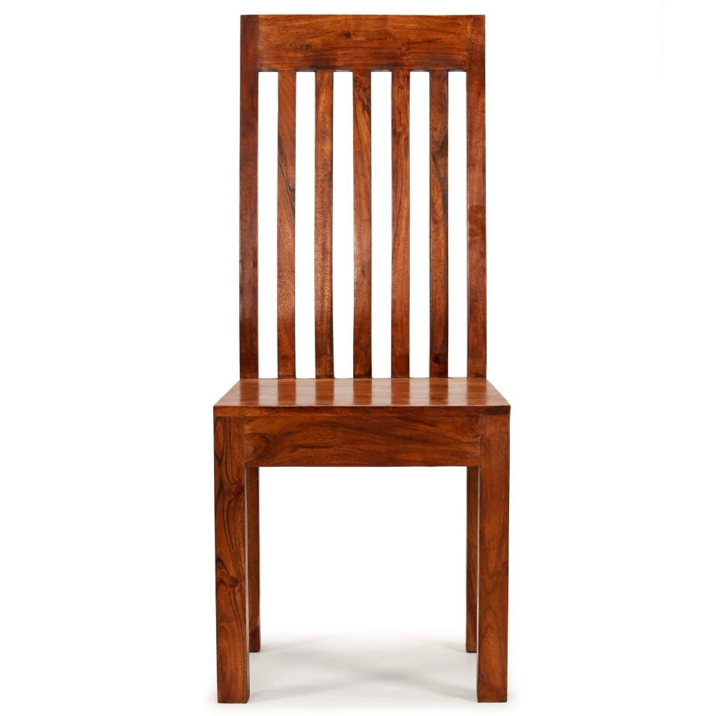 vidaXL Dining Chairs 4 pcs Solid Wood Modern 3