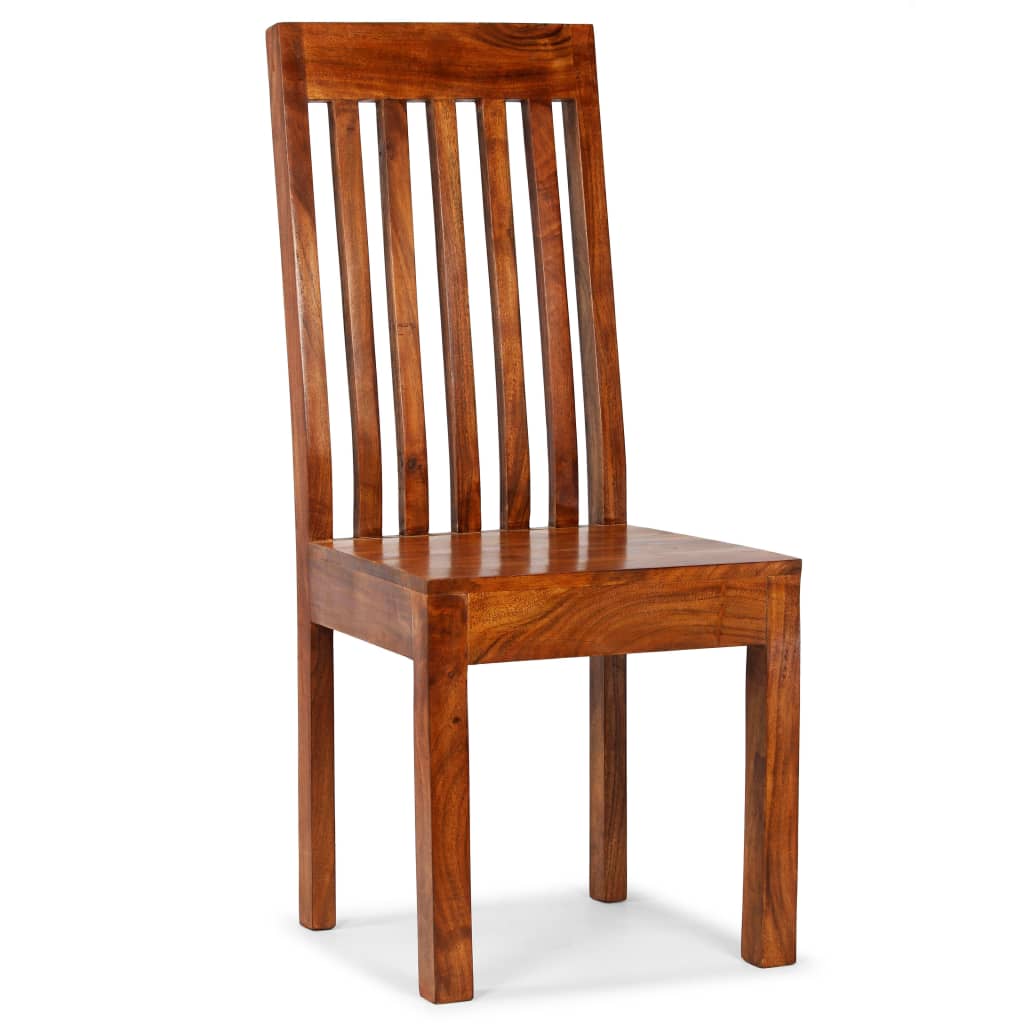 vidaXL Dining Chairs 4 pcs Solid Wood Modern 4