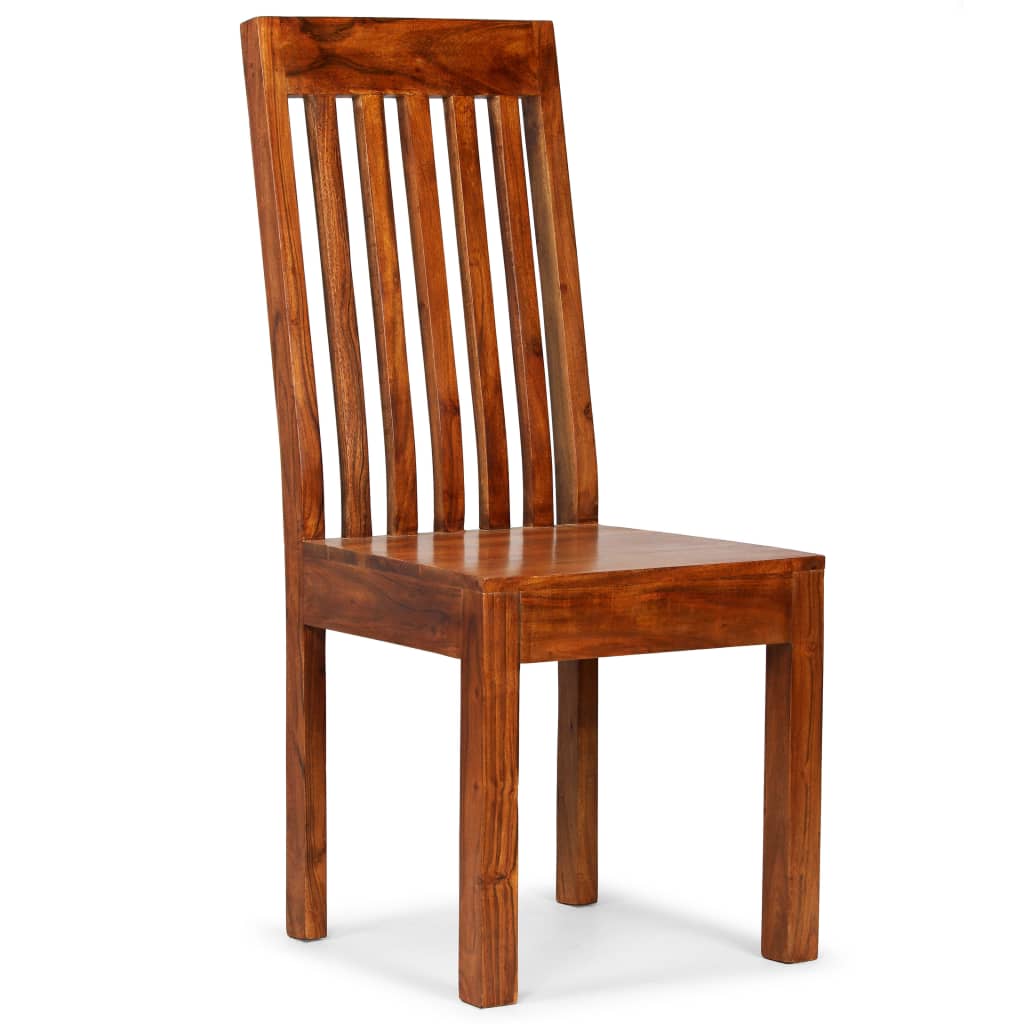 vidaXL Dining Chairs 4 pcs Solid Wood Modern 5