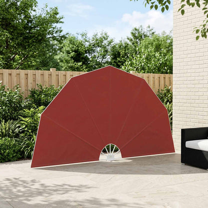 Collapsible Terrace Side Awning Terracotta 160 cm