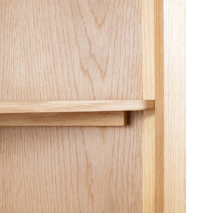 247042 vidaXL Corner Cabinet 59x36x180 cm Solid Oak Wood 5