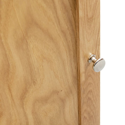 247042 vidaXL Corner Cabinet 59x36x180 cm Solid Oak Wood 6