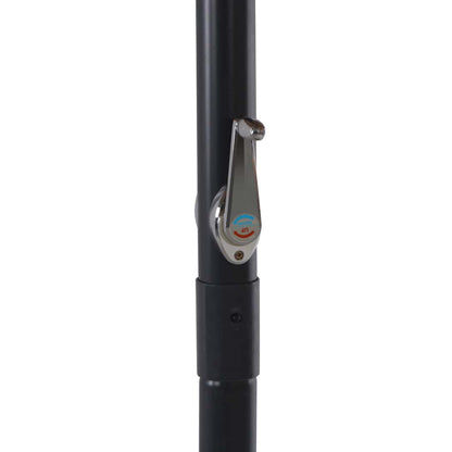 vidaXL Outdoor Parasol with Aluminium Pole 500 cm Anthracite 5