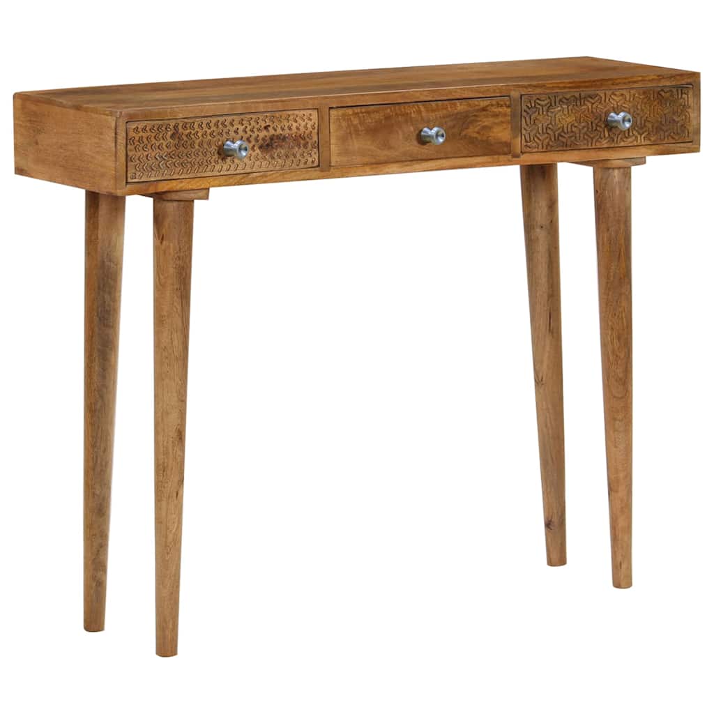246976 vidaXL Console Table Solid Mango Wood 102x30x79 cm 1