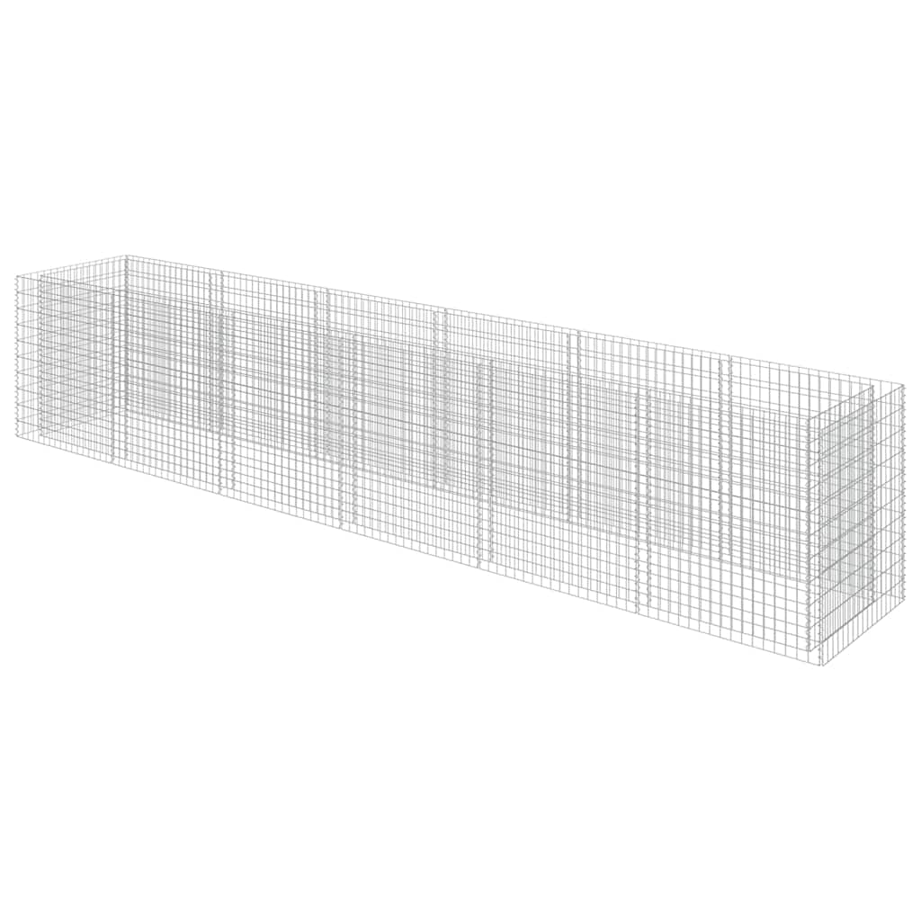 Gabion Raised Bed Galvanised Steel 90 cm