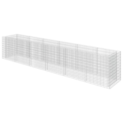 Gabion Raised Bed Galvanised Steel 90 cm