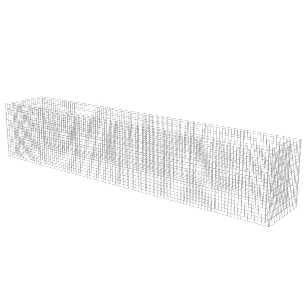 Gabion Raised Bed Galvanised Steel 90 cm