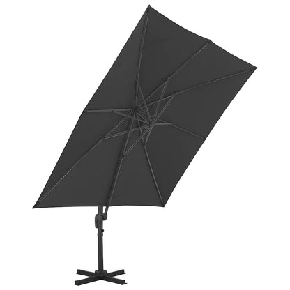 vidaXL Cantilever Garden Parasol with Aluminium Pole 300x300 cm Anthracite 3