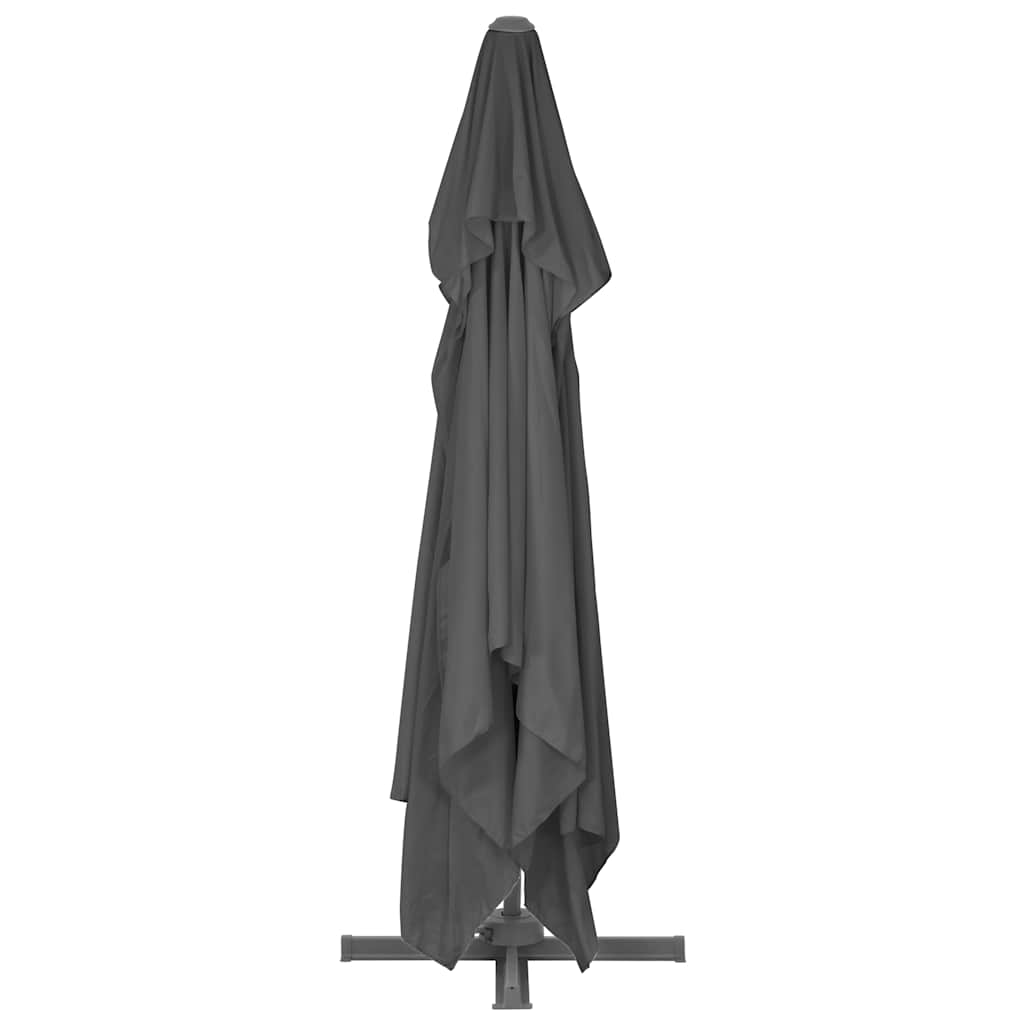 vidaXL Cantilever Garden Parasol with Pole 400x300 cm Anthracite 5