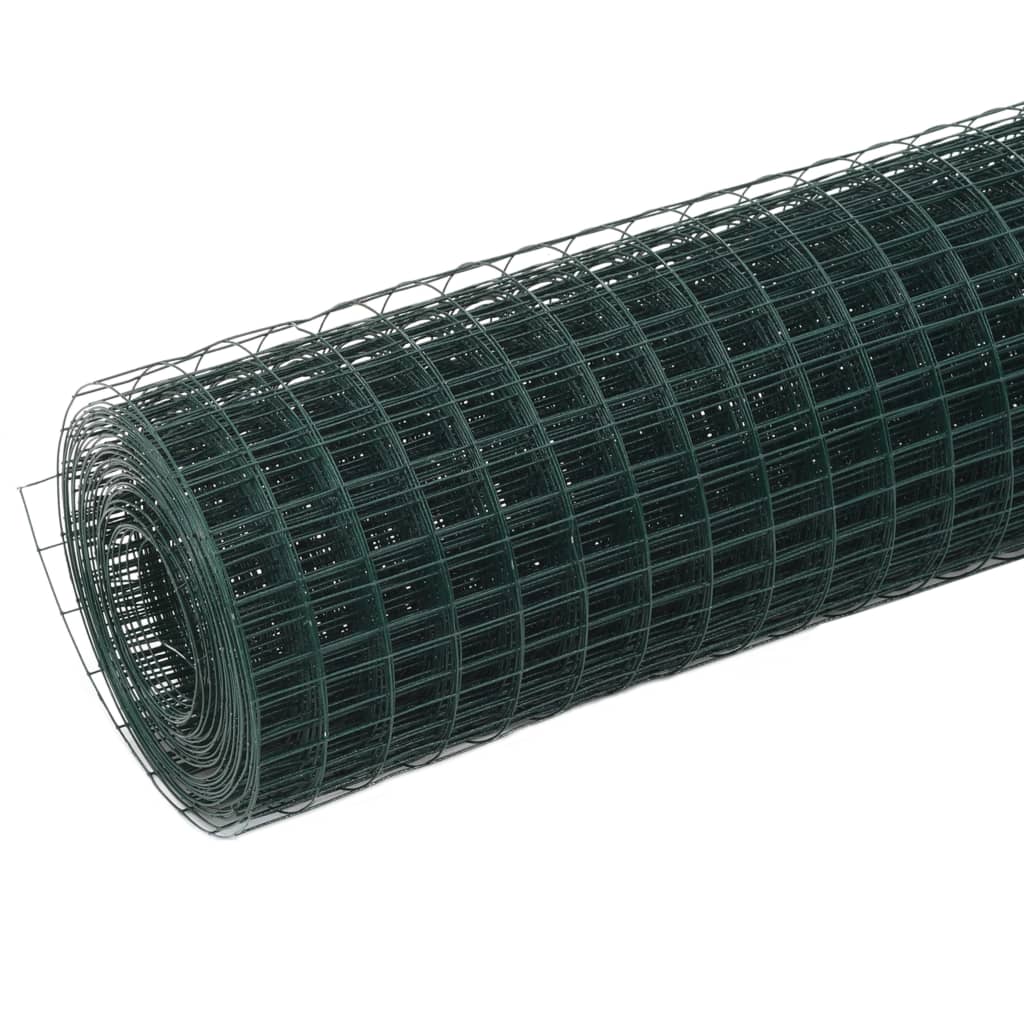Welded Wire Fence 1000 x 40 cm Green Length 25 mm 10 x 0.4 m – 50 x 0.8 m 10 x 1.5 m