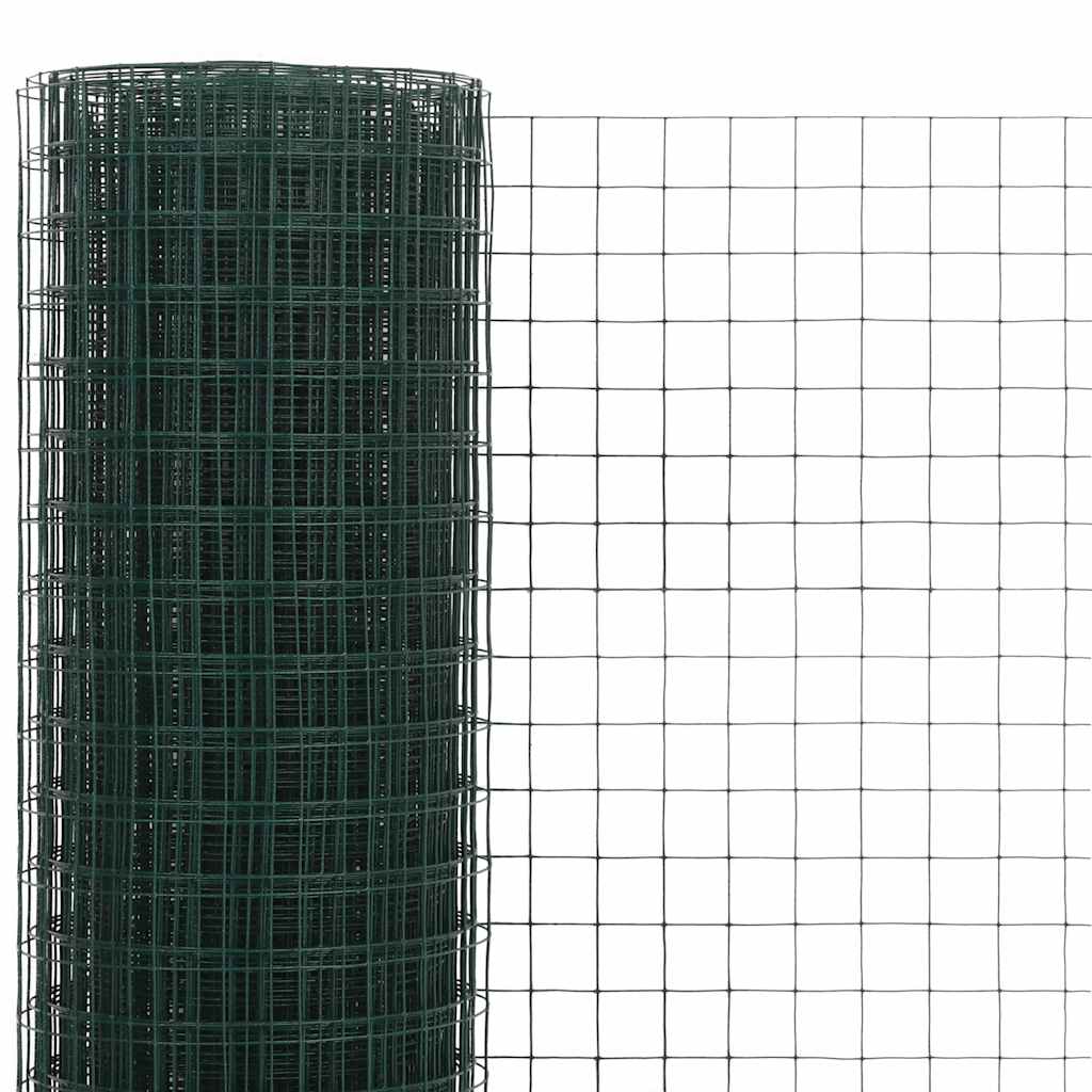 Welded Wire Fence 1000 x 40 cm Green Length 25 mm 10 x 0.4 m – 50 x 0.8 m 10 x 1.5 m