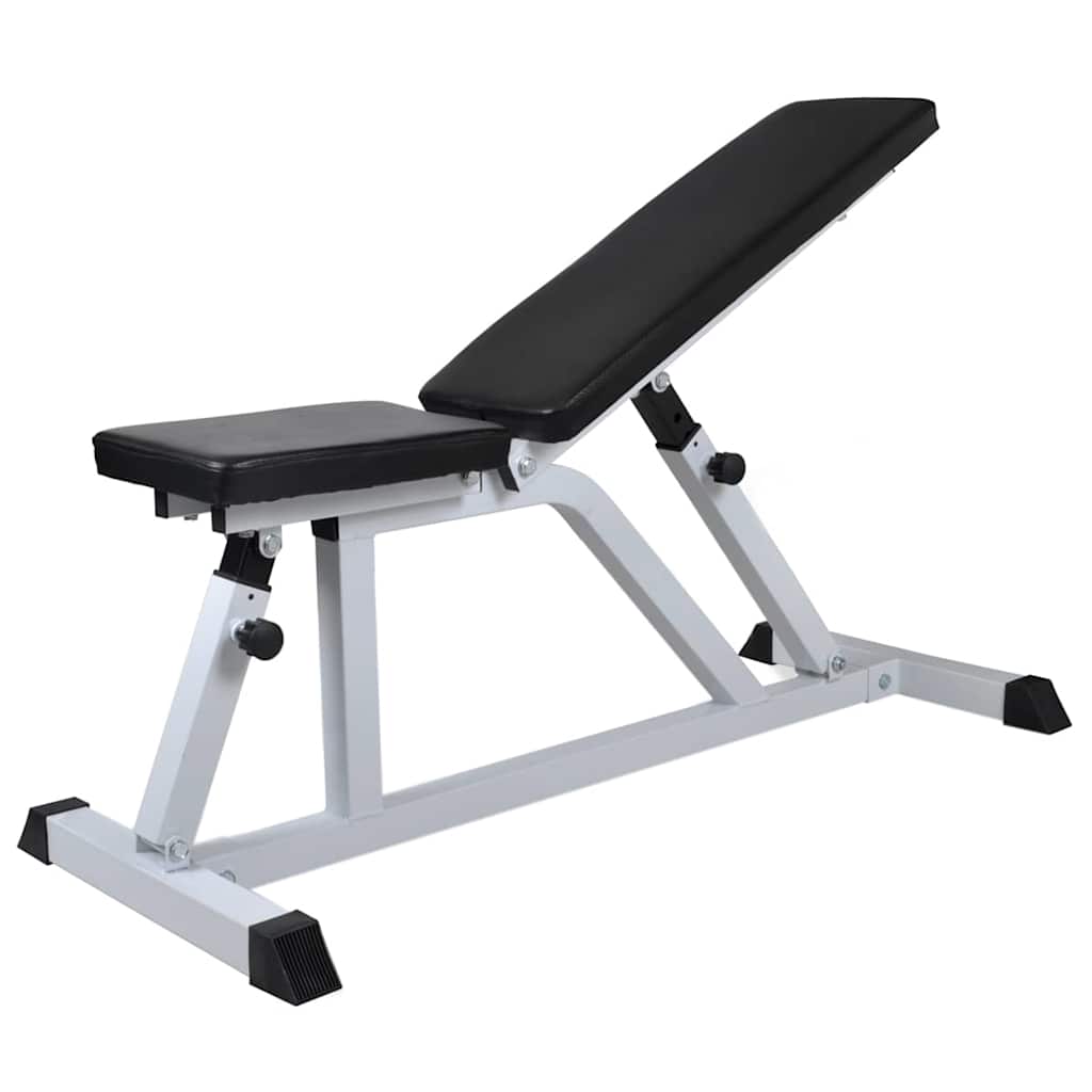 vidaXL Workout Bench with Barbell and Dumbbell Set 60,5 kg 3