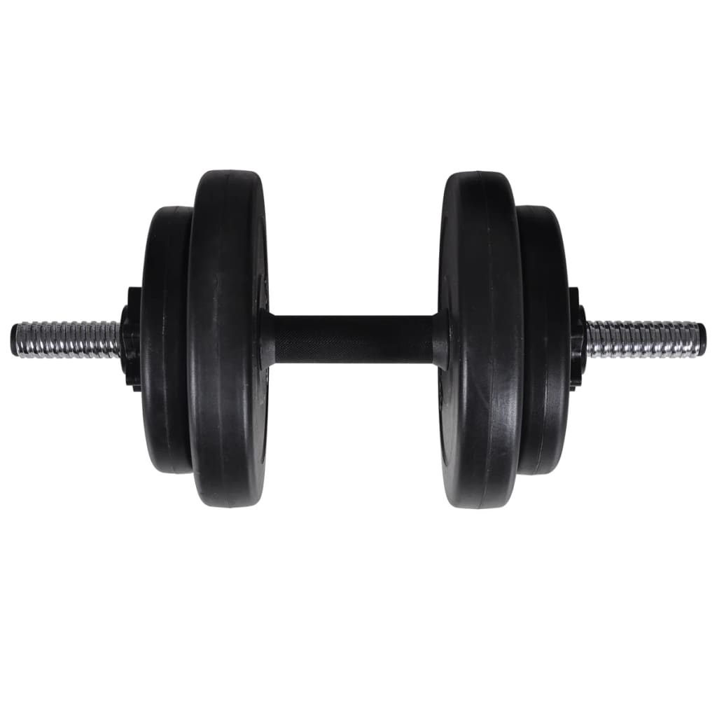 vidaXL Workout Bench with Barbell and Dumbbell Set 60,5 kg 6