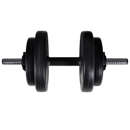 vidaXL Workout Bench with Barbell and Dumbbell Set 60,5 kg 6