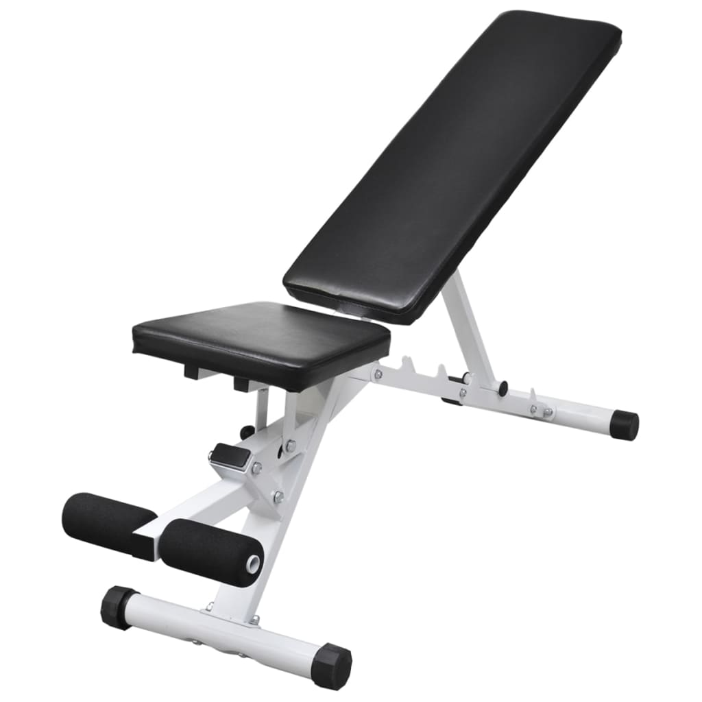 vidaXL Workout Bench with Barbell and Dumbbell Set 60,5 kg 3