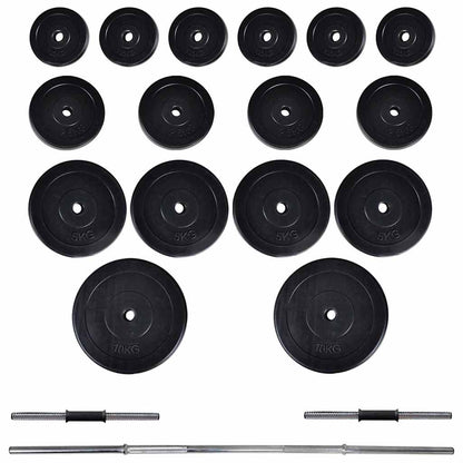 vidaXL Barbell Squat Rack with Barbell and Dumbbell Set 60,5 kg 5