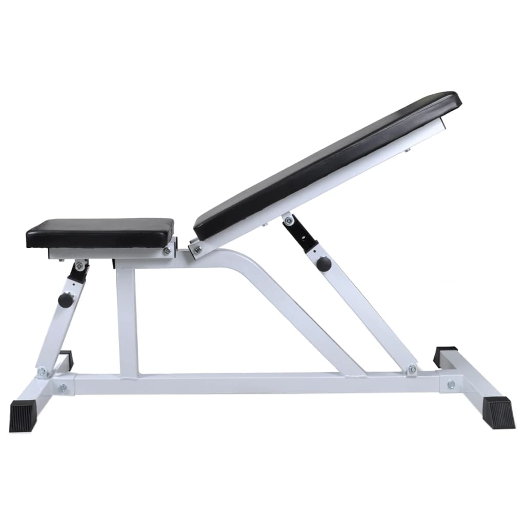 vidaXL Workout Bench with Barbell and Dumbbell Set 30,5 kg 3