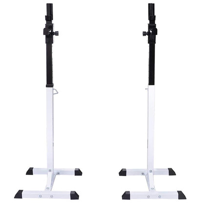vidaXL Barbell Squat Rack with Barbell and Dumbbell Set 30.5 kg 3