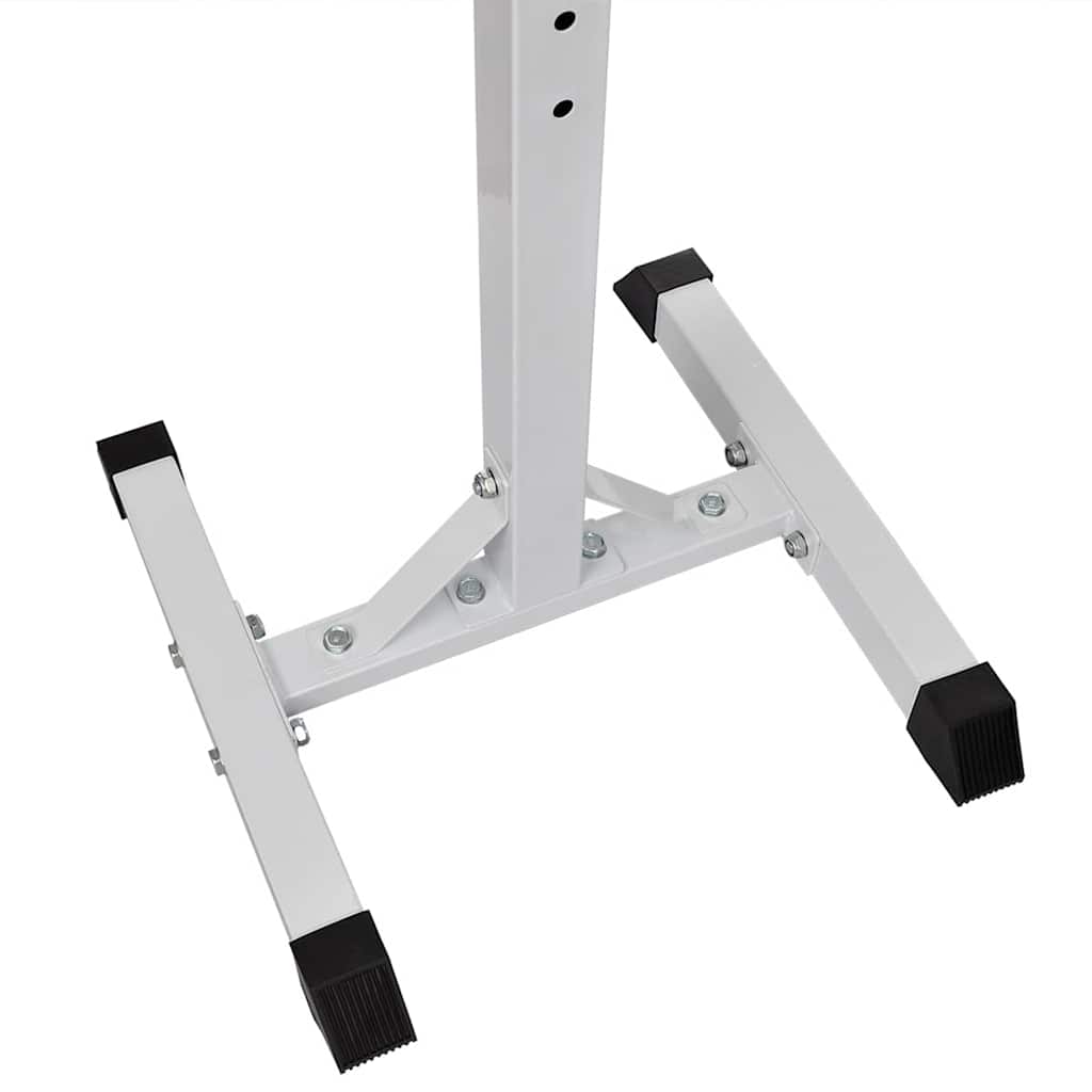 vidaXL Barbell Squat Rack with Barbell and Dumbbell Set 30.5 kg 4