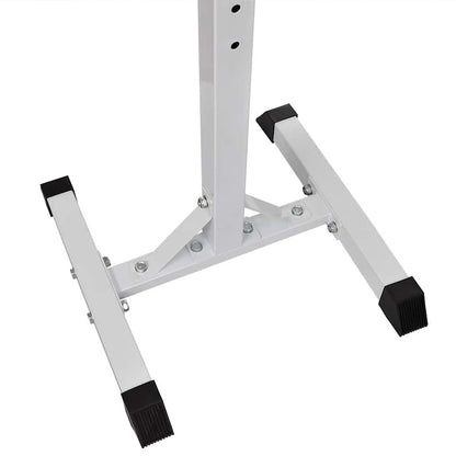 vidaXL Barbell Squat Rack with Barbell and Dumbbell Set 30.5 kg 4