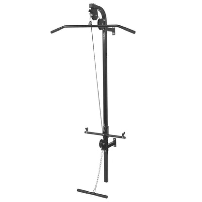 vidaXL Wall-mounted Power Tower with Barbell and Dumbbell Set 60.5 kg 3