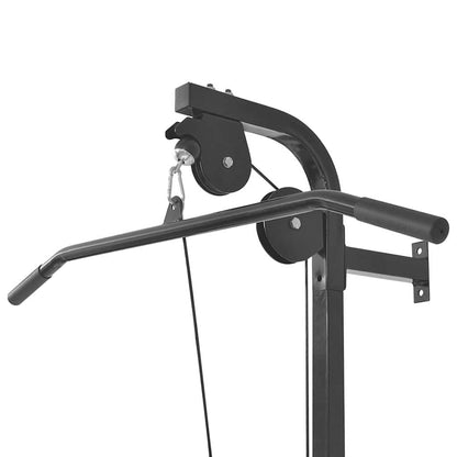 vidaXL Wall-mounted Power Tower with Barbell and Dumbbell Set 60.5 kg 6