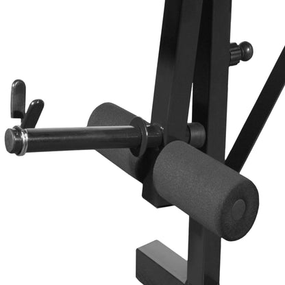 vidaXL Weight Bench with Weight Rack, Barbell and Dumbbell Set 30,5kg 3