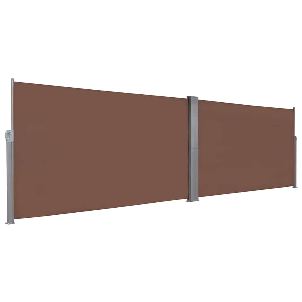 Retractable Side Awning Brown 100 x 600 cm – 200 x 1200 cm 160 x 600 cm