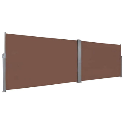 Retractable Side Awning Brown 100 x 600 cm – 200 x 1200 cm 160 x 600 cm