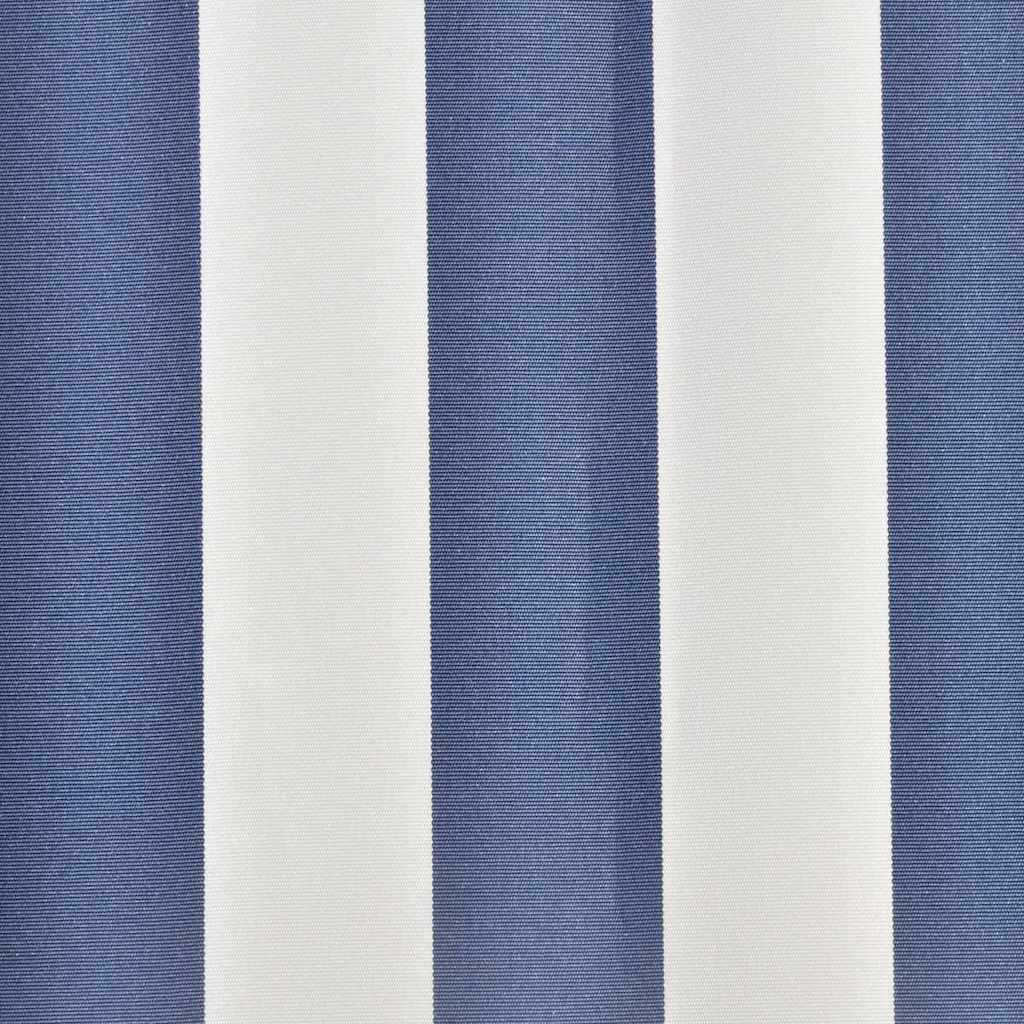 Awning Replacement Fabric 500x300 cm Polyester Drop 3 m Width 5 m Blue and white