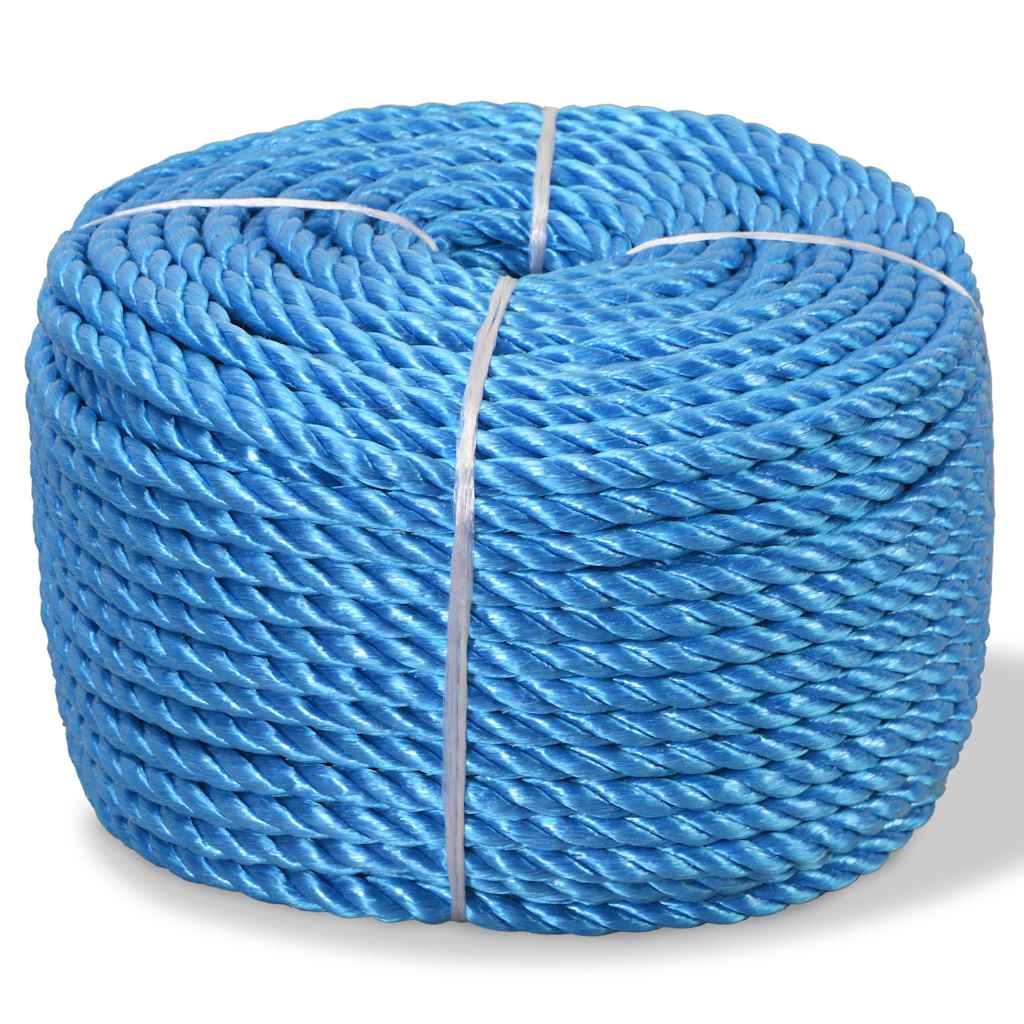 Work Rope Polypropylene Blue Length 100 m 16 mm