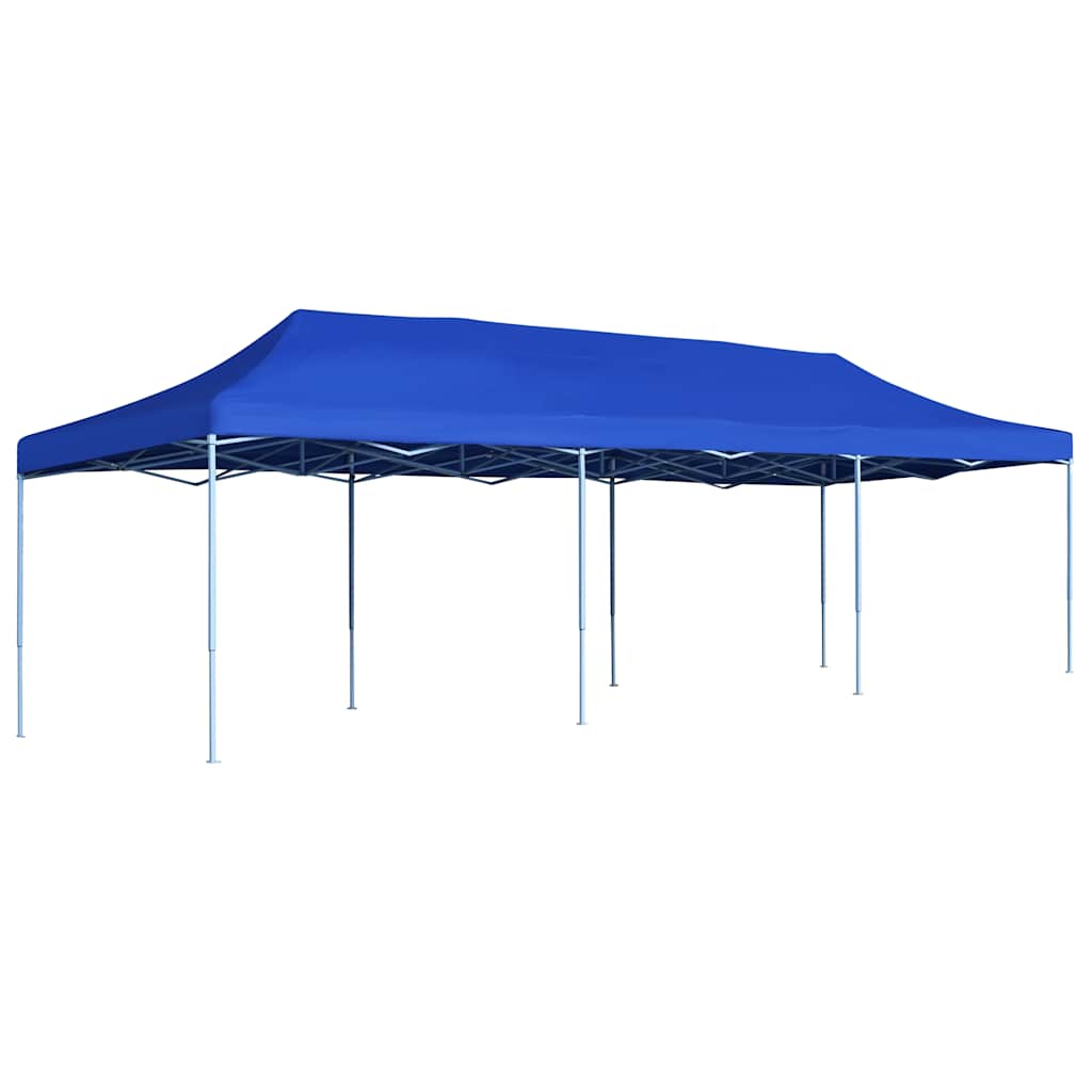 vidaXL Folding Pop-up Party Tent 3x9 m Blue 1