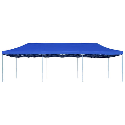 vidaXL Folding Pop-up Party Tent 3x9 m Blue 3