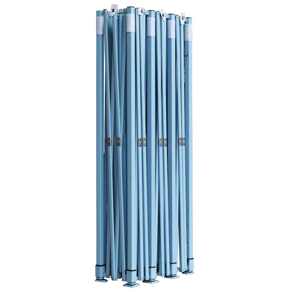 vidaXL Folding Pop-up Party Tent 3x9 m Blue 4