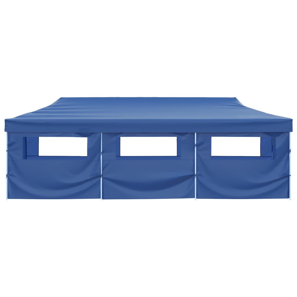vidaXL Folding Pop-up Party Tent with 8 Sidewalls 870x291x315 cm Blue 3