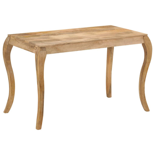 247113 vidaXL Dining Table 118x60x76 cm Solid Mango Wood 1