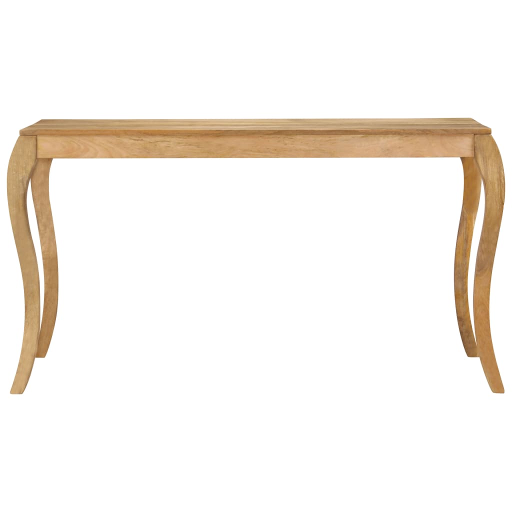 247114 vidaXL Dining Table 135x75x76 cm Solid Mango Wood 2