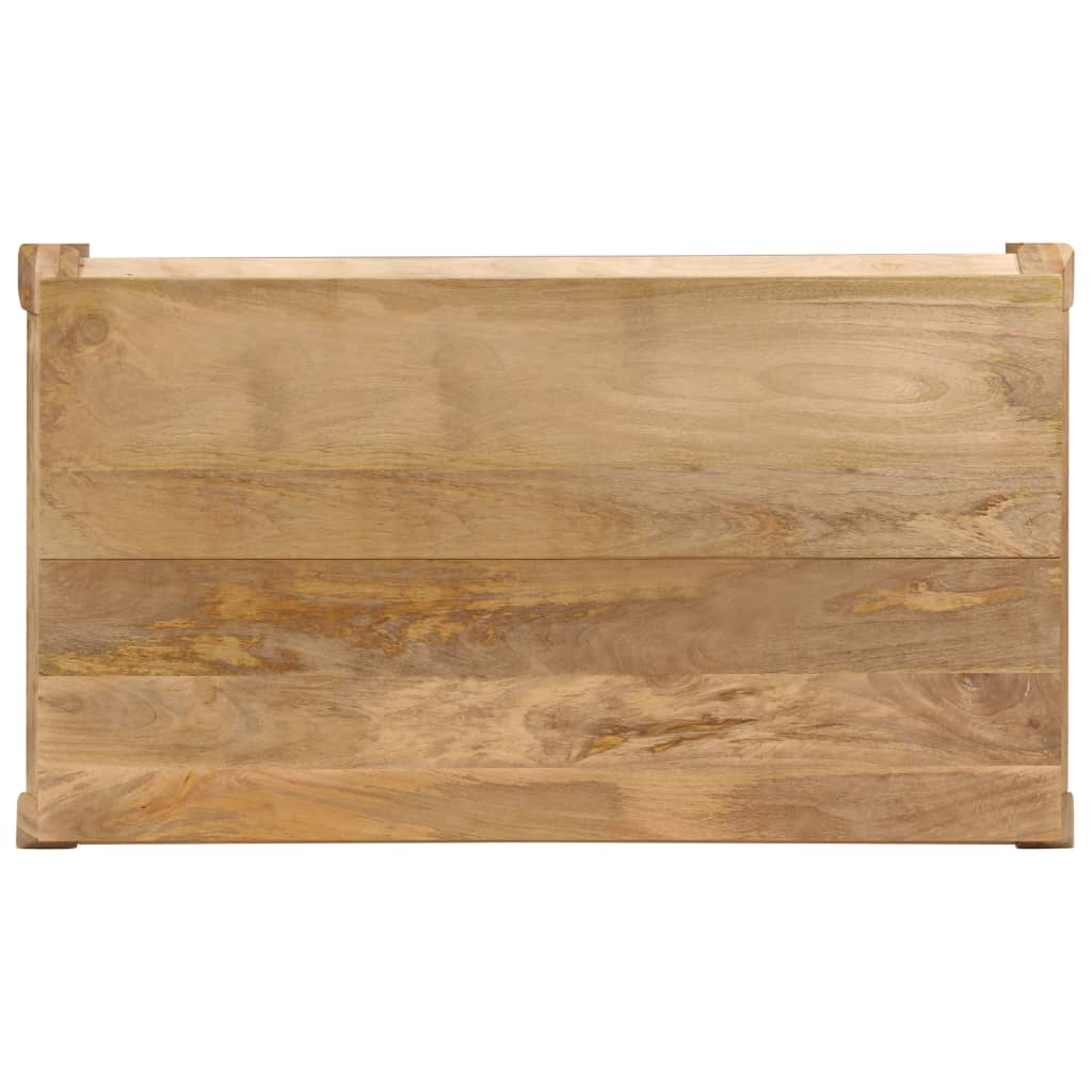 247114 vidaXL Dining Table 135x75x76 cm Solid Mango Wood 4