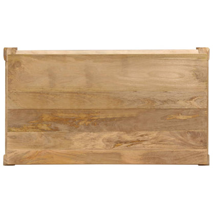 247114 vidaXL Dining Table 135x75x76 cm Solid Mango Wood 4