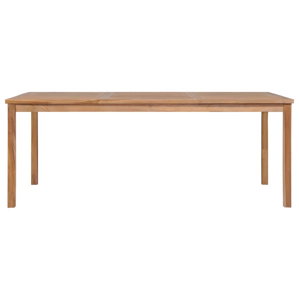 44998 vidaXL Garden Table 200x100x77 cm Solid Teak Wood 2