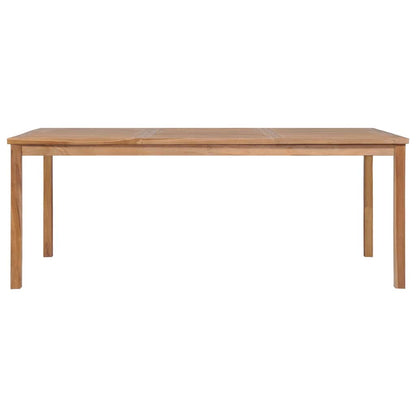 44998 vidaXL Garden Table 200x100x77 cm Solid Teak Wood 2