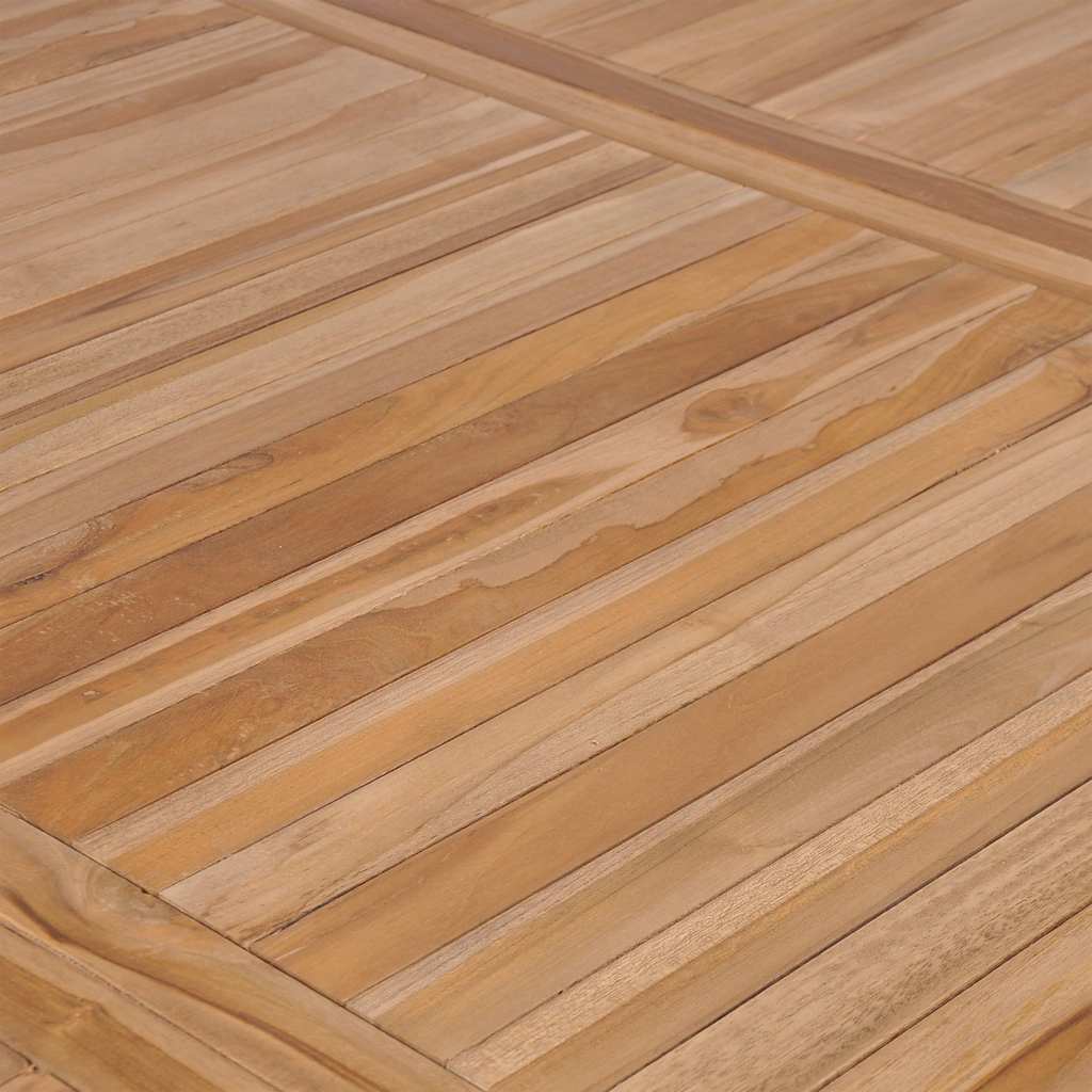 44998 vidaXL Garden Table 200x100x77 cm Solid Teak Wood 4