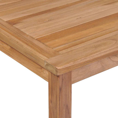 44998 vidaXL Garden Table 200x100x77 cm Solid Teak Wood 5