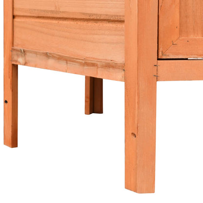 vidaXL Chicken Coop | Brown and green 6