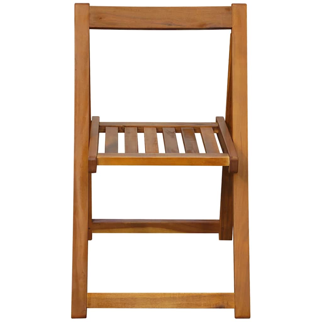 45594 vidaXL 5 Piece Folding Outdoor Dining Set Solid Acacia Wood 6