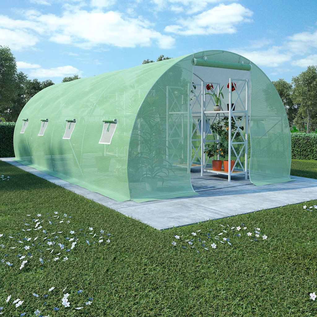 45536 vidaXL Greenhouse 18m² 600x300x200 cm 1
